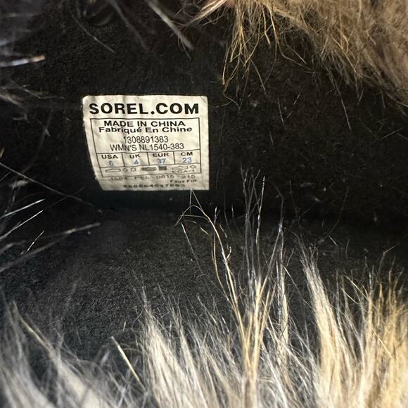 Sorel Joan of Arctic Tall Waterproof Snow Boots Faux Fur Green Women’s 6 - Picture 6 of 10